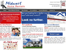 Tablet Screenshot of midwestrentals.net